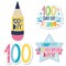 Big Dot of Happiness Happy 100th Day of School - Diy Shaped 100 Days Party Cut-Outs - 24 Count